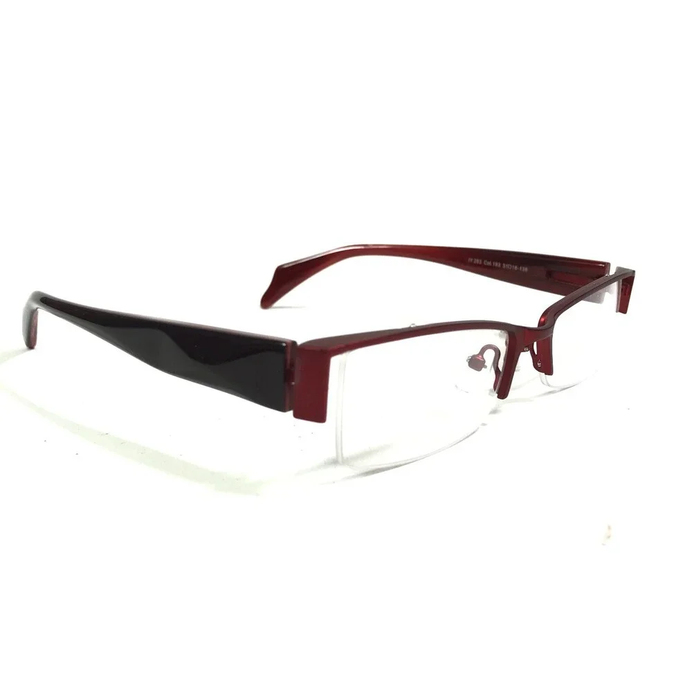 Iyoko-Inyake Eyeglasses Frames IY283 Col.193 Black Red Rectangular 51-18-138